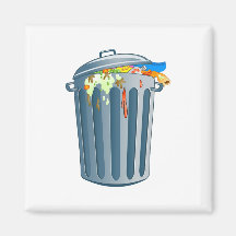 Trash Fridge Magnets