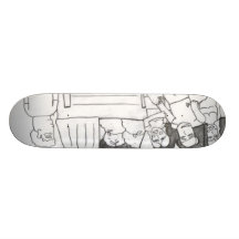 trash man with babes skate boards