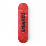 Trashed skateboards