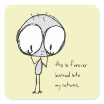 traumatised - sticker stickers