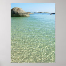 Traumhafter Strand Plakatdruck