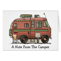 Travco Motor Home Camper RV Greeting Cards