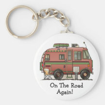 Travco Motor Home Camper RV Keychain