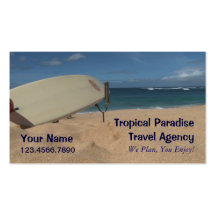 Travel Agency Business Card Templates
