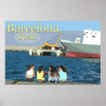 Travel Barcelona, Spain posters