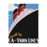 Travel by CA and Union Lines Post Cards