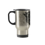 travel coffee mug with original art