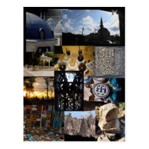 Travel Montage Post Card