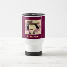 Travel Mug "#1 Teacher"