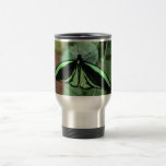 Travel Mug: Green Butterfly