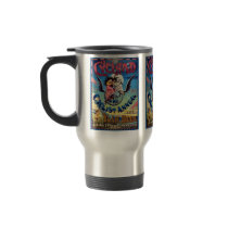 Travel Mug: Vintage Bicycle Art: Cyclist Year Book