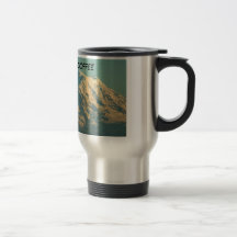 TRAVEL MUG: Winter Mt. Rainier