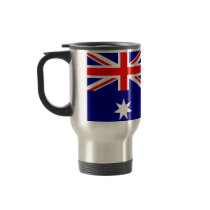 Travel Mug with Flag of Australia