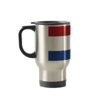 Travel Mug with Flag of Netherlands