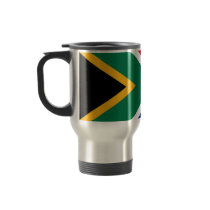 Travel Mug with Flag of South Africa
