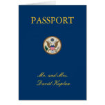 Travel Theme Bar Bat Mitzvah Wedding Table Card