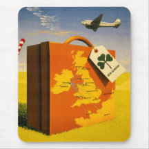 Travel to Ireland poster Mouse Pad