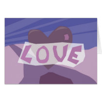 Travelling Heart Greeting Card