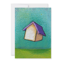 Travelling home flying house fun colourful happy a