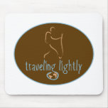 Travelling Lightly-Wanderlust Mouse Mats