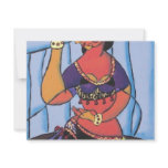 Trbibal Dancer. Purple invitations