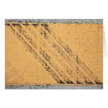 Tread on crosswalk yellow cards