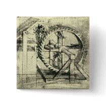 Treadmill Powered Crossbow by Leonardo da Vinci Buttons