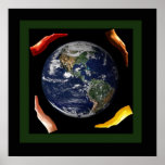 Treasure Our World - Think green posters