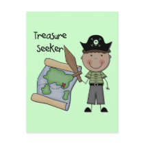 Treasure Seeker African American Boy Tshirts Post Cards
