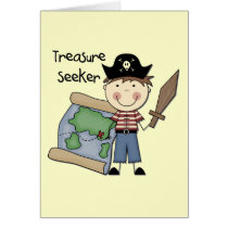 Treasure Seeker - Boy Tshirts and Gifts Card