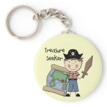 Treasure Seeker - Boy Tshirts and Gifts Key Chain