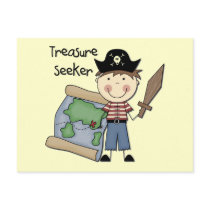 Treasure Seeker - Boy Tshirts and Gifts Postcards