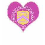 Treasury Heart Pink Seal t-shirts