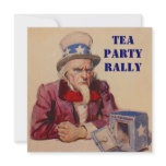 TREASURY & UNCLE SAM TEA PARTY RALLY INVITATION
