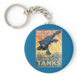 Treat 'Em Rough - Join the Tanks! keychains