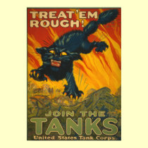 Treat 'em Rough - Join the Tanks posters