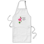Treat Me As You Would the Queen Flamingo Aprons
