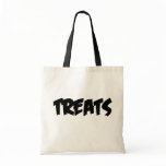 treats bag black text