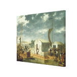 Treaty of Tilsitz, 1807 Stretched Canvas Prints