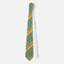 Treble Clef and Art Noveau Thistle Tie Design