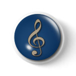 Treble Clef Blue Background Buttons