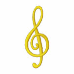 Treble Clef embroidered shirts