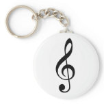 Treble Clef Keychain
