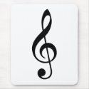 Treble Clef mousepads
