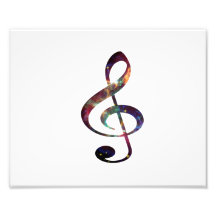 Treble Clef nebula 1 Art Photo