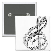 Treble Clef Pins