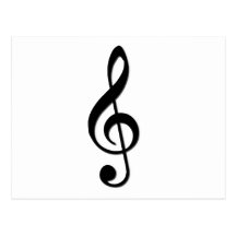Treble Clef Postcards