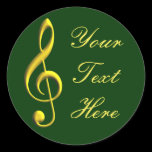 Treble Clef stickers