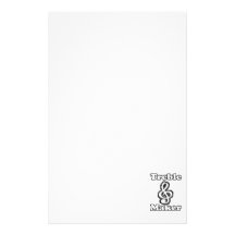treble maker clef white blk outline music humour stationery