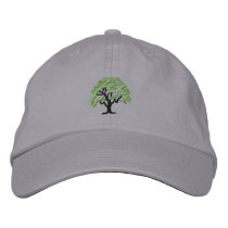 Tree 1 embroidered baseball cap